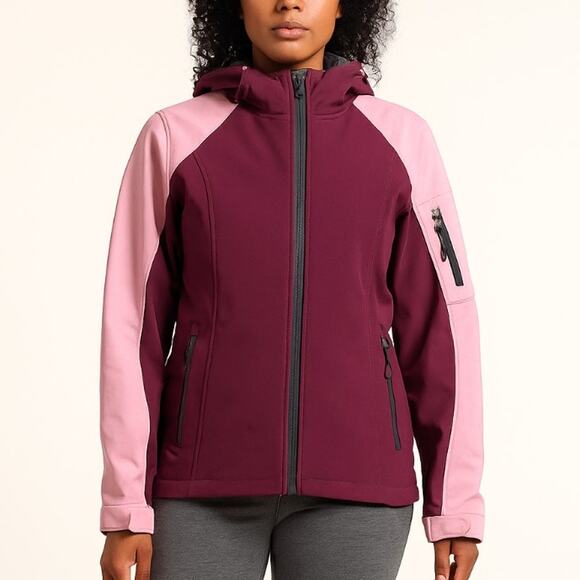 Black Diamond Double Diamond Womens Soft Shell Jacket Fleece Lined Size M NWOT - Picture 1 of 11